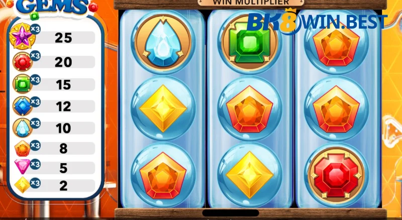 Các biểu tượng Đá quý may mắn BK8